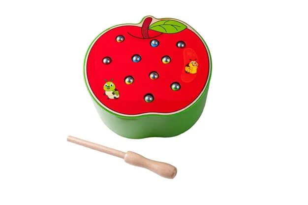 Jabłko z robakami zabawka - sensoryczne wsparcie dla dzieci z autyzmem