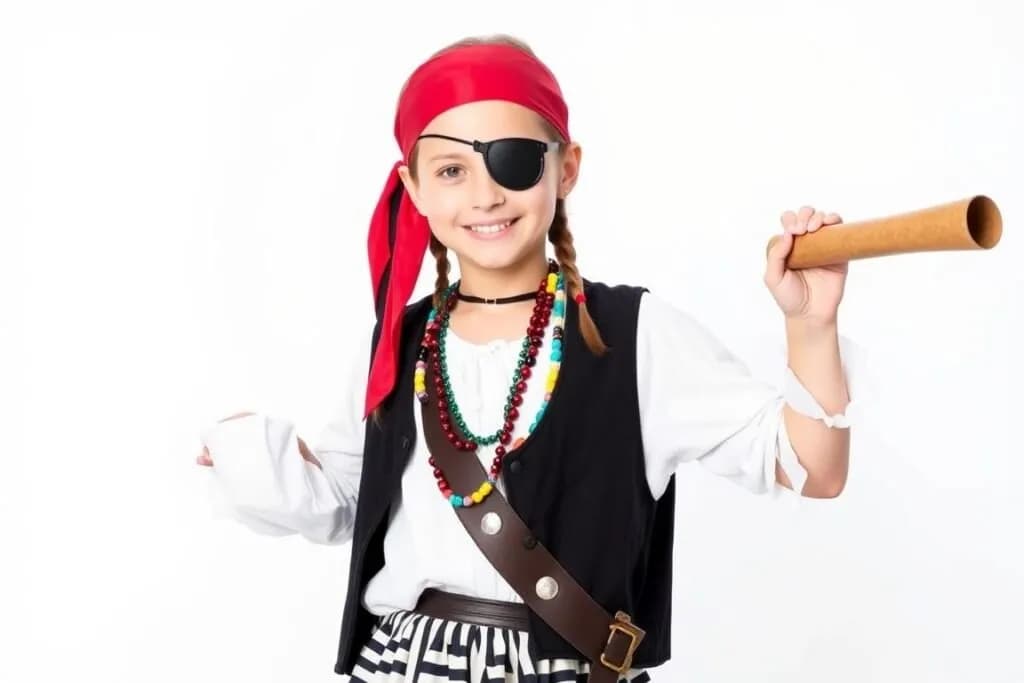 Jak łatwo zrobić strój pirata dla dziewczynki bez wydawania fortuny