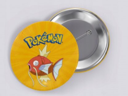 Magikarp Pokemon - przypinka button na agrafce 58 mm