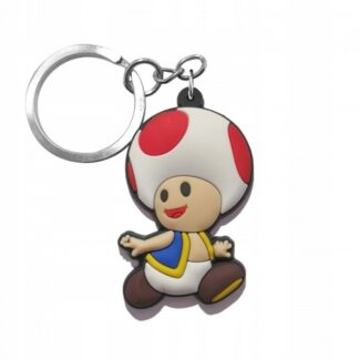 Grzybek z Mario Bros TOAD - brelok do kluczy dla dzieci
