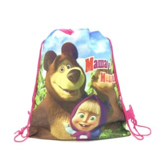 Plecak worek dla dzieci MASZA I NIEDŹWIEDŹ UŚMIECH