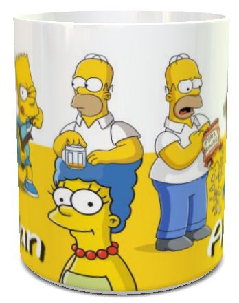 Simpson Bart - kubek z imieniem Simpsonowie