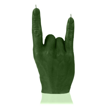 Świeca Hand RCK Dark Green