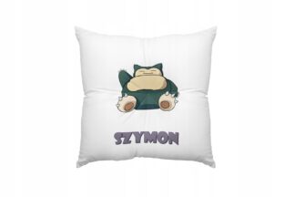 Poduszka do spania ozdobna poduszki dekoracyjne POKEMON Snorlax + IMIĘ