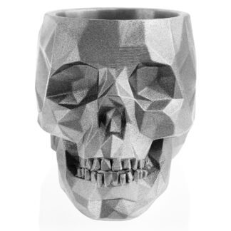 Donica Skull Low-Poly Midnight Gray Poli 24 cm