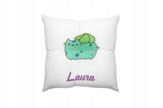 Poduszka do spania poduszki dekoracyjne kot Pushen PUSZIN Bulbasaur + IMIĘ