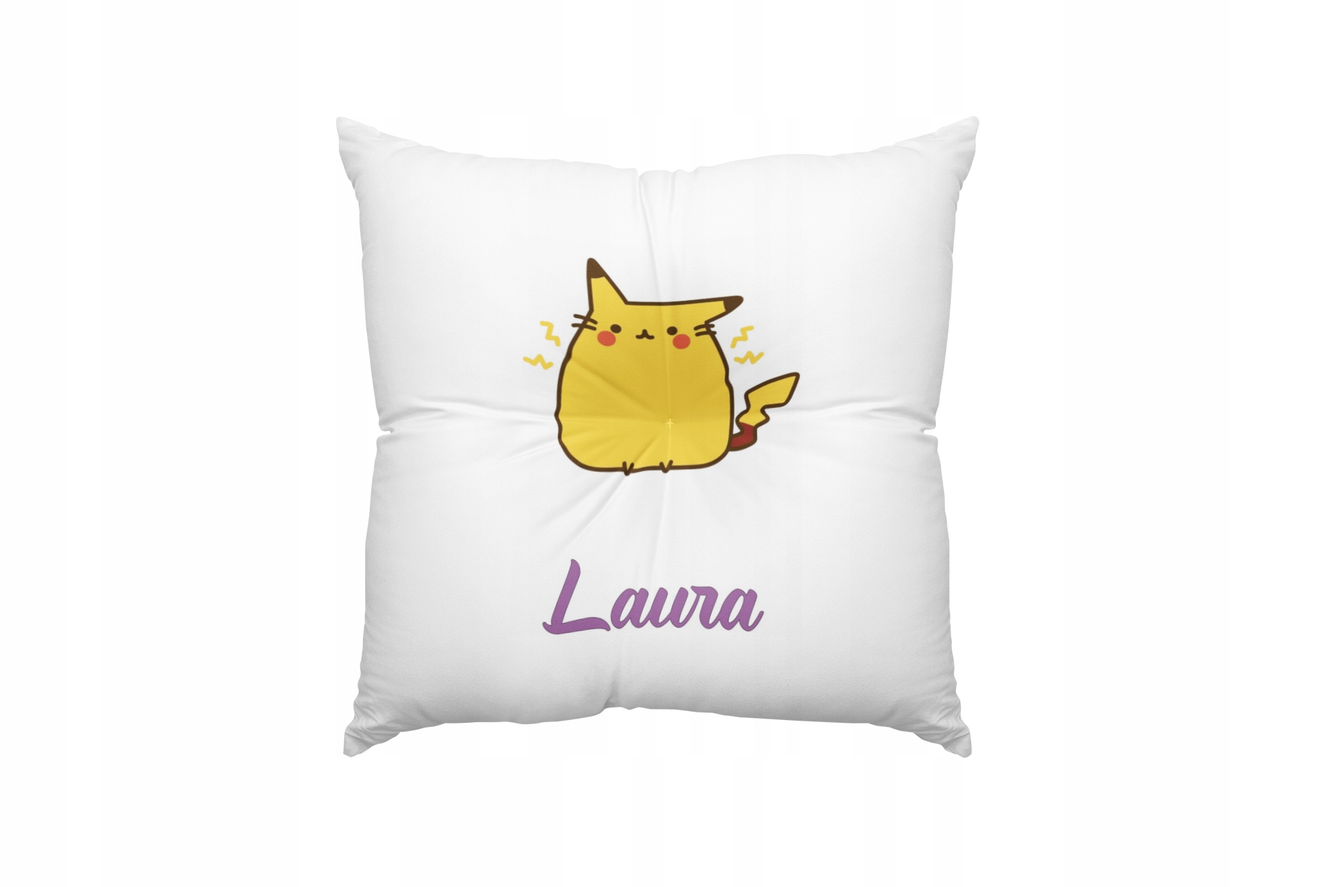 Poduszka do spania poduszki dekoracyjne kot Pushen PUSZIN Pikachu + IMIĘ